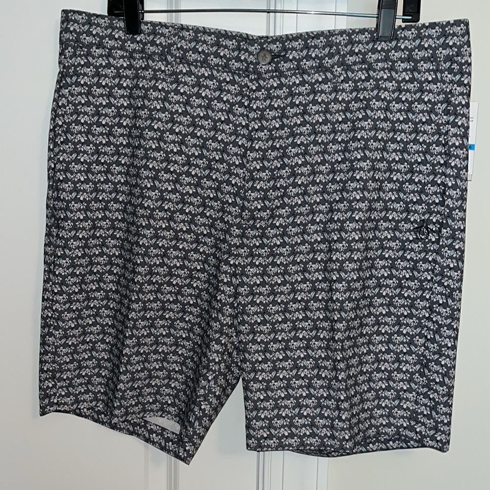 Rare Original Penguin Masters Augusta National Magnolia Golf Cart Print Shorts